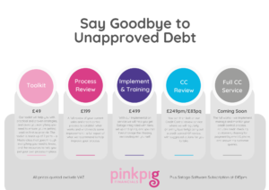 Say goodbye to unapproved debt