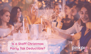 Christmas party blog header